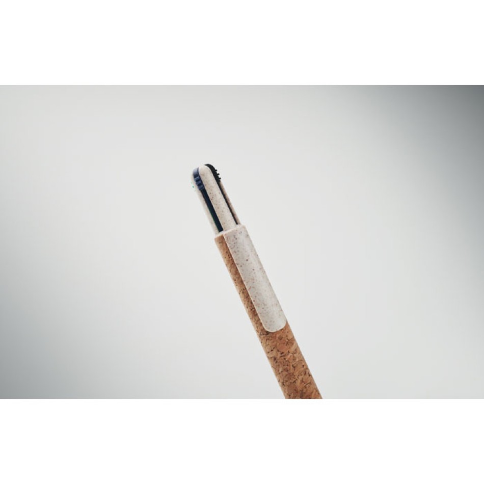 Penna a sfera in sughero con inchi - ARBOCHO - Gadget.it - 