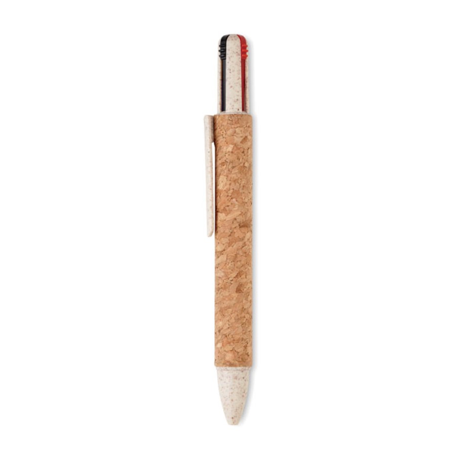 Penna a sfera in sughero con inchi - ARBOCHO - Gadget.it - 