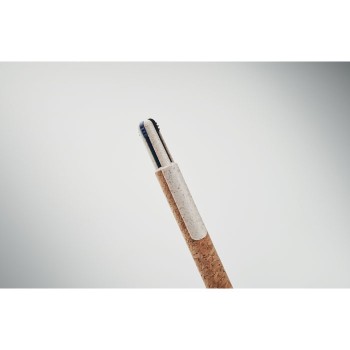 Penna a sfera in sughero con inchi - ARBOCHO - Gadget.it - 
