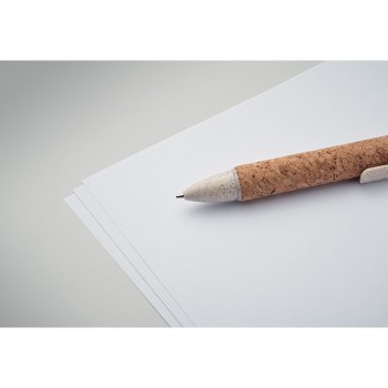 Penna a sfera in sughero con inchi - ARBOCHO - Gadget.it - 