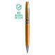 Penna a Sfera personalizzabile con Meccanismo a Rotazione e Dettagli Cromati - Gadget.it - Penna a Sfera personalizzabile con Meccanismo a Rotazione e Minuterie in Metallo