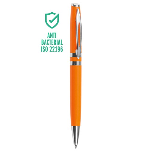 Penna a Sfera personalizzabile con Meccanismo a Rotazione e Dettagli Cromati - Gadget.it - Penna a Sfera personalizzabile con Meccanismo a Rotazione e Minuterie in Metallo