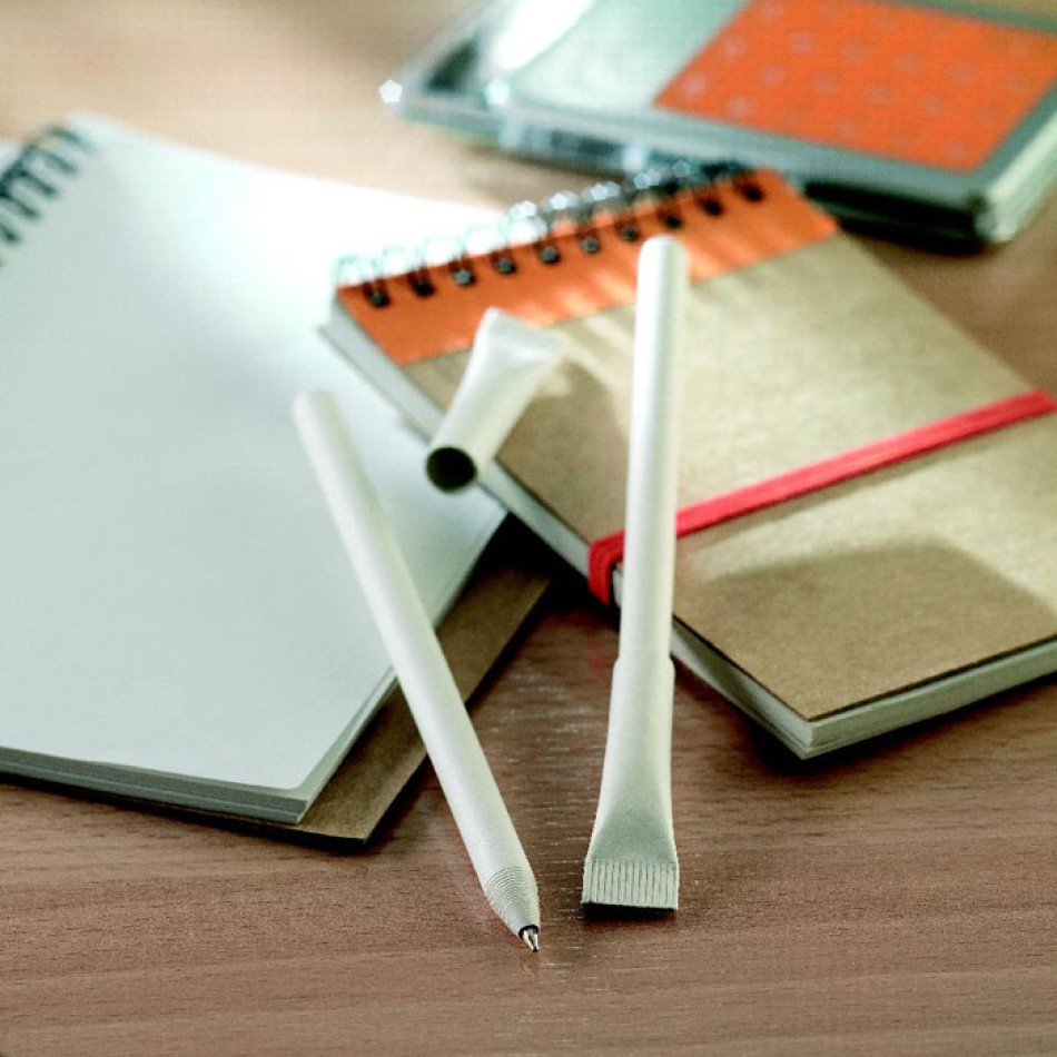 Penna in carta riciclata refill blu - ARTEL - Gadget.it - 