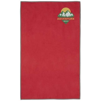 Asciugamano ultraleggero ad asciugatura rapida certificato GRS 30 x 50 cm Pieter - Gadget.it - 