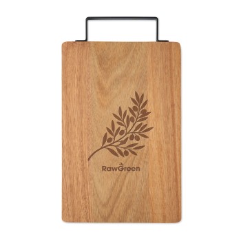 ASTA - Tagliere in acacia con manico - Gadget.it - 