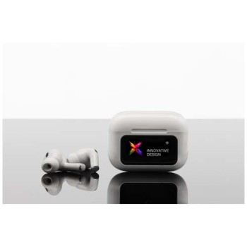 Auricolari ANC con custodia di ricarica e touchscreen interattivo SCX.design E26 - Gadget.it - 