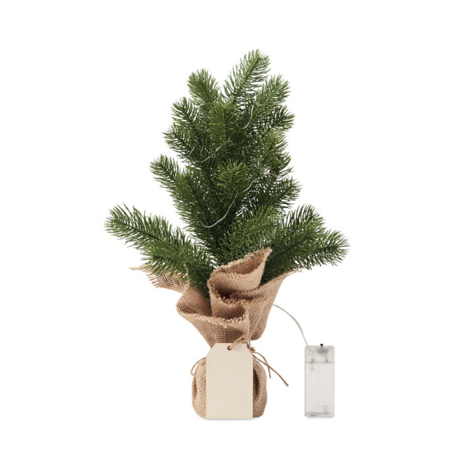 Mini albero di Natale artificiale con LED - AVETO  - Gadget.it - 