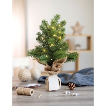 Mini albero di Natale artificiale con LED - AVETO  - Gadget.it - 