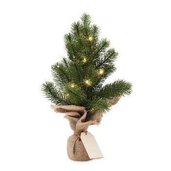 Mini albero di Natale artificiale con LED - AVETO  - Gadget.it - 