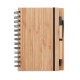 Notebook in bamboo con penna - BAMBLOC - Gadget.it - 