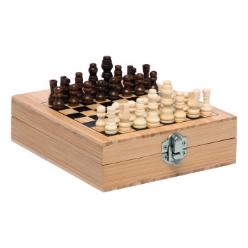 BAMBOO CHESS - Set da vino con gioco degli scacchi - Gadget.it - 