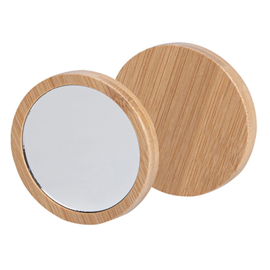 Specchietto portatile in bamboo - MIRROR - Gadget.it - 