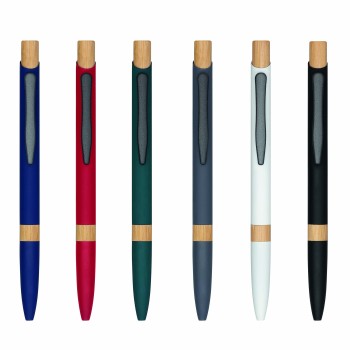 BAMBOO SYMPHONY - Penna a sfera in alluminio - Gadget.it - 