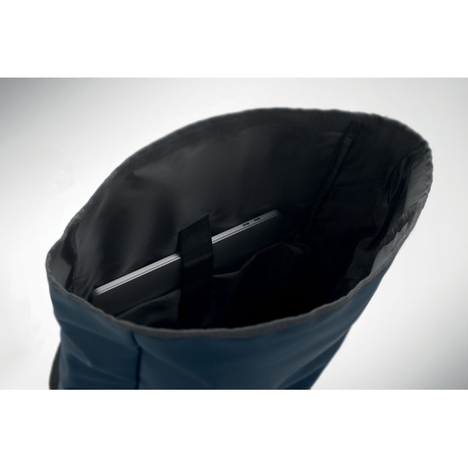 Zaino roll-top per laptop in RPET - BANGKOK ROLL  - Gadget.it - 