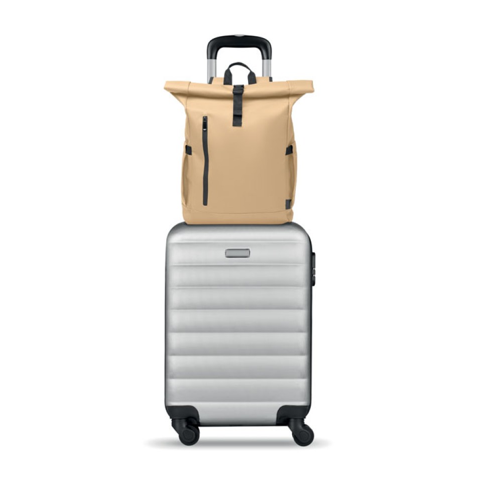 Zaino roll-top per laptop in RPET - BANGKOK ROLL  - Gadget.it - 