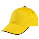 Cappello 5 Pannelli in Cotone Twill con Piping a Contrasto - Gadget.it - 