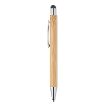 Penna in bamboo refill blu - BAYBA - Gadget.it - 