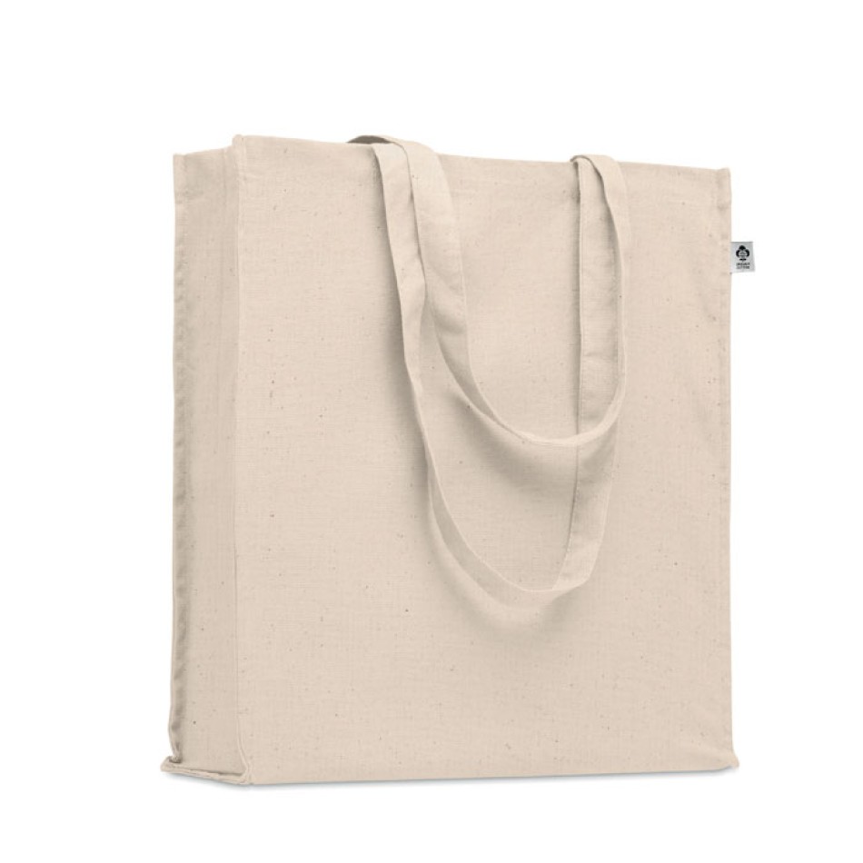 Shopper in cotone biologico 38X9X42 cm - BENTE  - Gadget.it - 