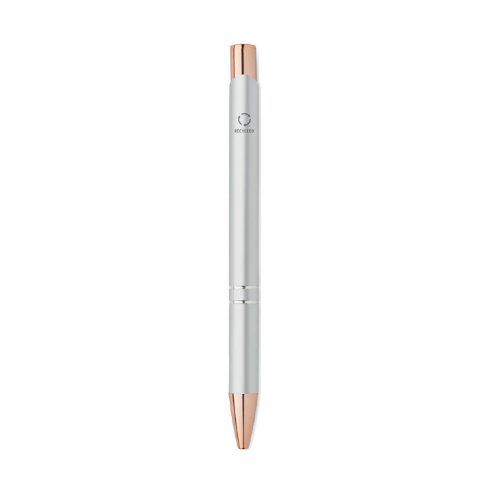 Penna in alluminio ririclato refill blu - BERN ROSE - Gadget.it - 
