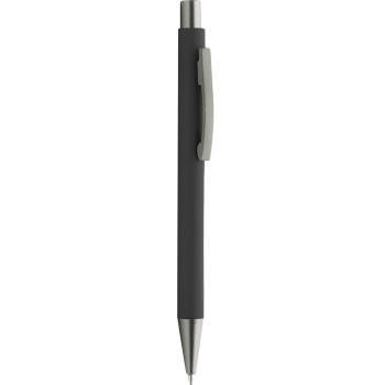 Penna in materiale plastificato refill nero - CORDA - Gadget.it - 