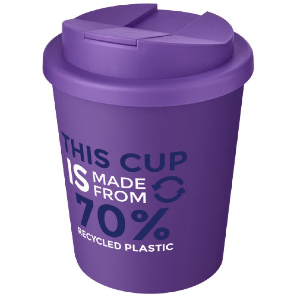 Bicchiere Americano® Espresso Eco da 250 ml in materiale riciclato con coperchio a prova di perdita - Gadget.it - 