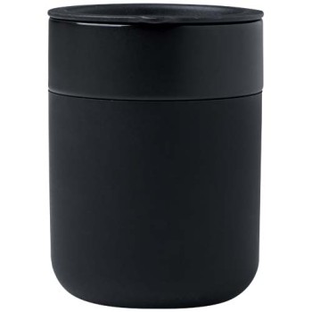 Bicchiere in ceramica con involucro in silicone e coperchio in plastica da 330 ml Java - Gadget.it - 