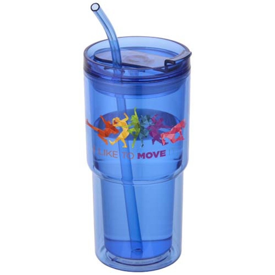 Bicchiere in plastica a doppia parete da 480 ml Archer - Gadget.it - 