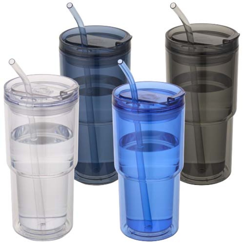 Bicchiere in plastica a doppia parete da 480 ml Archer - Gadget.it - 