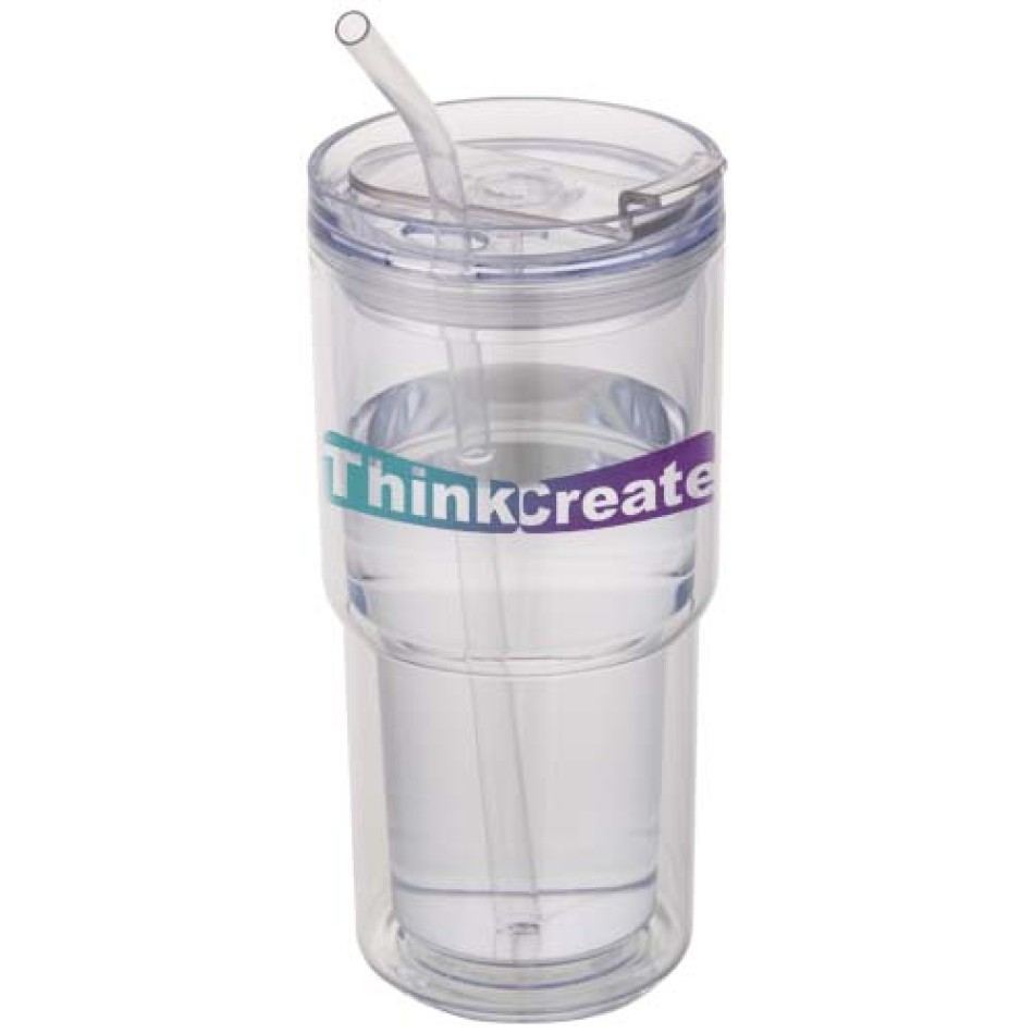 Bicchiere in plastica a doppia parete da 480 ml Archer - Gadget.it - 