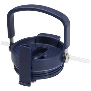 Bicchiere termico da 900 ml in acciaio inossidabile riciclato certificato RCS con sottovuoto in rame e coperchio a doppia funzione Bronx - Gadget.it - 