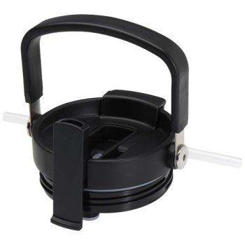 Bicchiere termico da 900 ml in acciaio inossidabile riciclato certificato RCS con sottovuoto in rame e coperchio a doppia funzione Bronx - Gadget.it - 