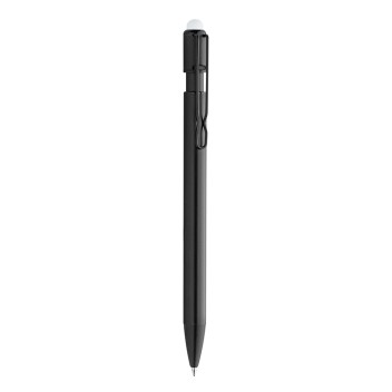 Penna in metallo refill nero - BLACK LASER - Gadget.it - 