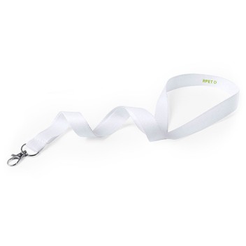Lanyard in RPET - BLANCO - Gadget.it - 