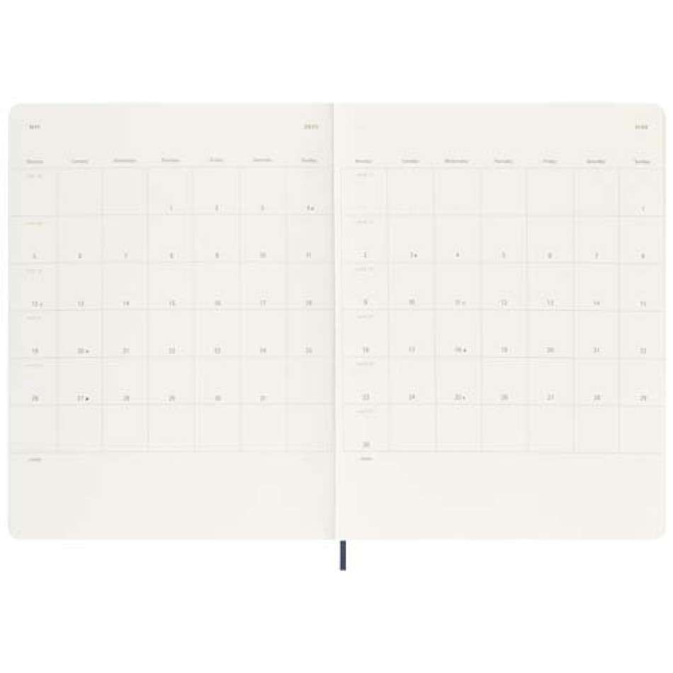 Blocco note 12 mesi formato XL con copertina morbida Moleskine - Gadget.it - 