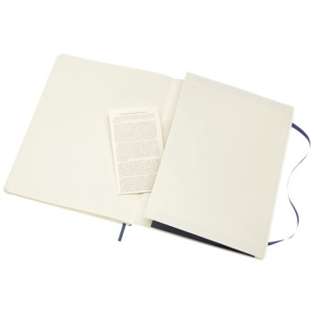 Blocco note Classic con copertina morbida, formato XL - pagina bianca - Gadget.it - 
