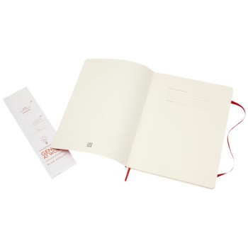 Blocco note Classic con copertina morbida, formato XL - pagina bianca - Gadget.it - 