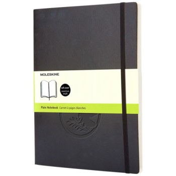 Blocco note Classic con copertina morbida, formato XL - pagina bianca - Gadget.it - 