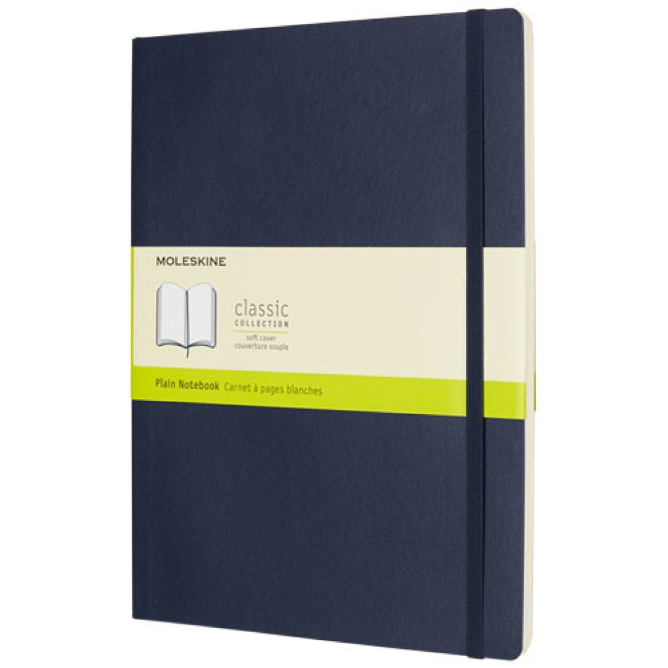 Blocco note Classic con copertina morbida, formato XL - pagina bianca - Gadget.it - 