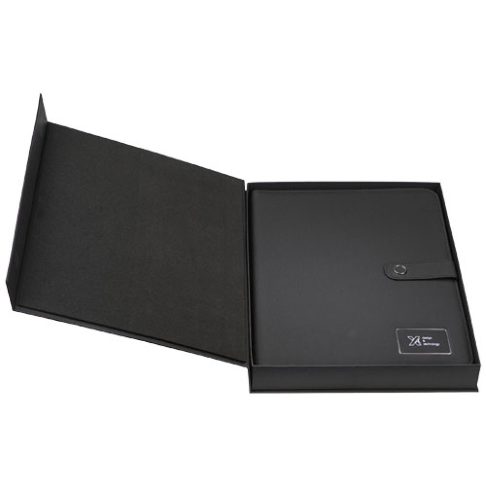 Blocco note con power bank luminoso SCX.design O17 in formato A4 - Gadget.it - 