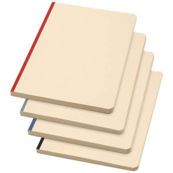 Blocco note formato A5 con copertina morbida in PET riciclato e carta a base di canna da zucchero Liliana - Gadget.it - 