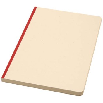 Blocco note formato A5 con copertina morbida in PET riciclato e carta a base di canna da zucchero Liliana - Gadget.it - 