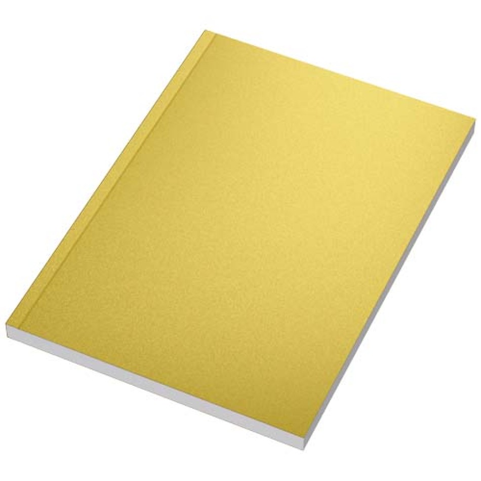 Blocco note formato A5 con copertina morbida metallizzata - 100 fogli Novella Austen - Gadget.it - 