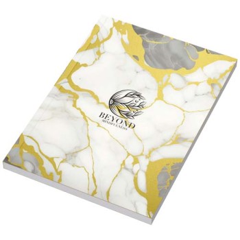 Blocco note formato A5 con copertina morbida metallizzata - 100 fogli Novella Austen - Gadget.it - 