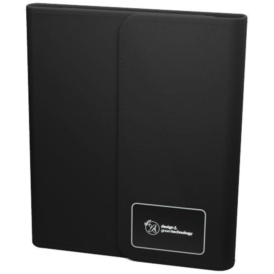 Blocco note formato A5 con power bank wireless da 5 W/4000 mAh e logo luminoso SCX.design O18 - Gadget.it - 