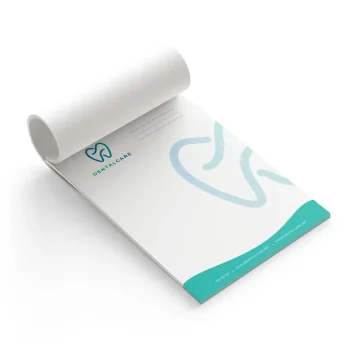 Block Notes A5 personalizzato con 50 Fogli e Incollaggio in Alto - Gadget.it - Block Notes A5 personalizzato con 50 Fogli e Incollaggio Superiore