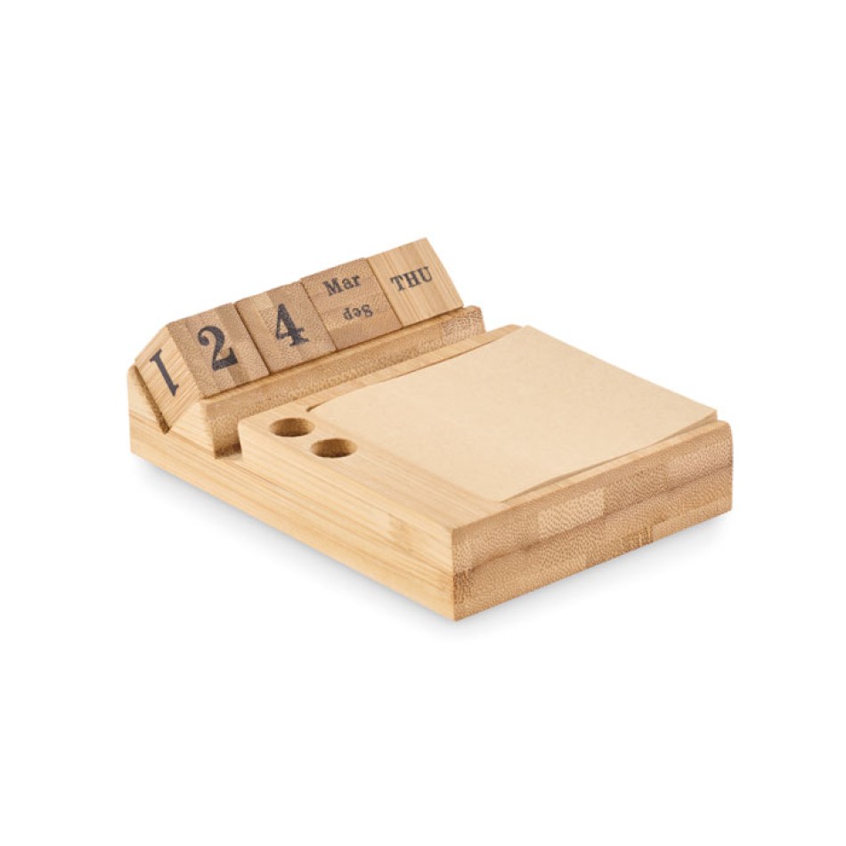 BOOTOP - Calendario da tavolo in Bamboo - Gadget.it - 