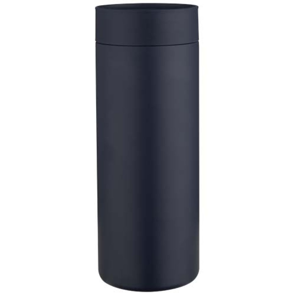 Borraccia in acciaio inossidabile riciclato certificato RCS a doppia parete da 650 ml con set di coperchi da 3 pezzi Illuminate - Gadget.it - 