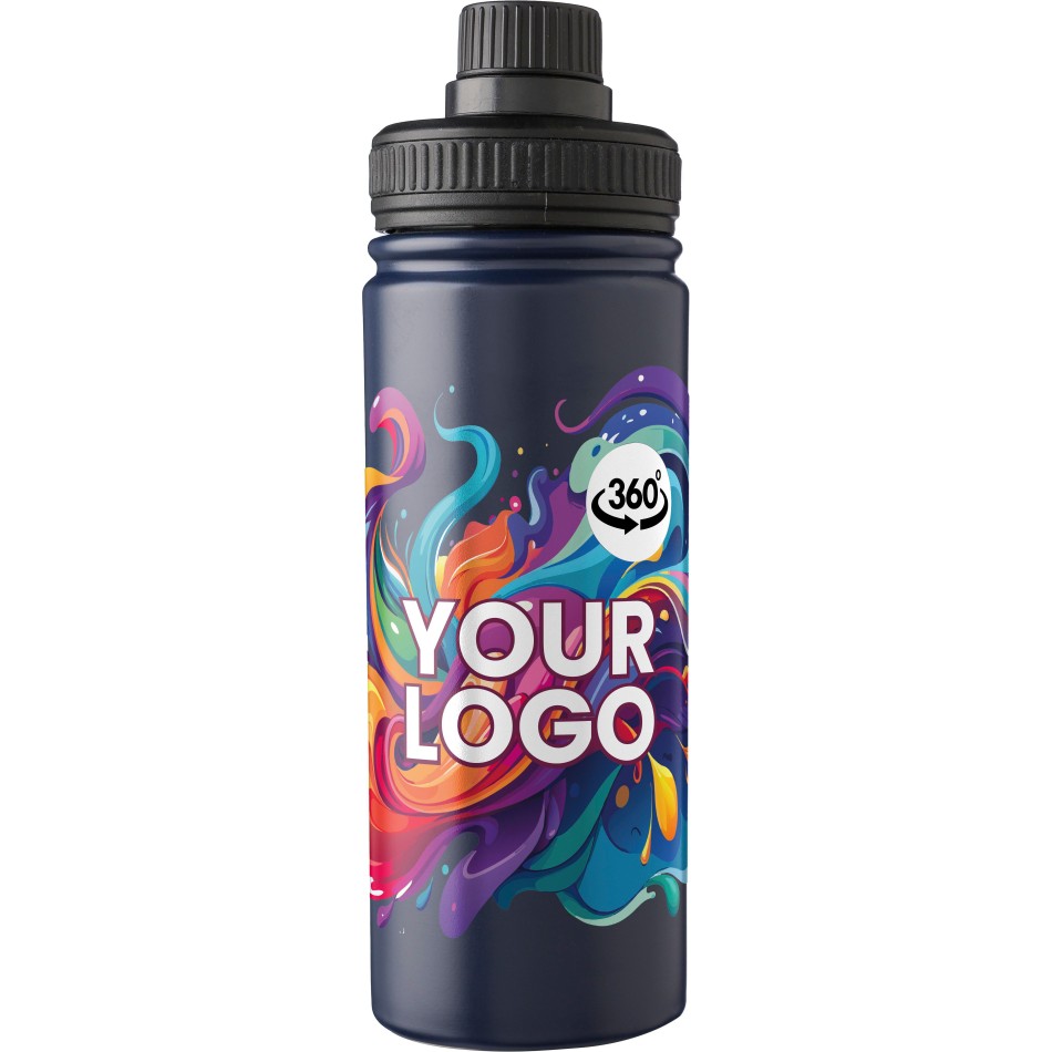 Borraccia in acciaio inox 304 a doppia parete capacità 500 ml Chad - Gadget.it - 