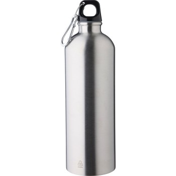 Borraccia in acciaio inox riciclato a parete singola 750 ml Emeric - Gadget.it - 