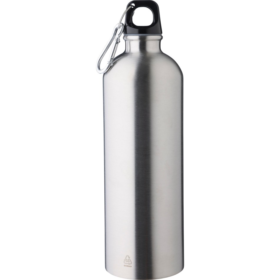 Borraccia in acciaio inox riciclato a parete singola 750 ml Emeric - Gadget.it - 